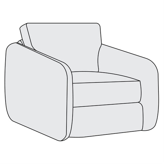 Soleil Fabric Swivel Chair by Bernhardt