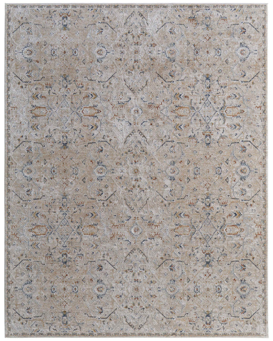 Pasha 39M6F Beige/Blue Rug by Feizy