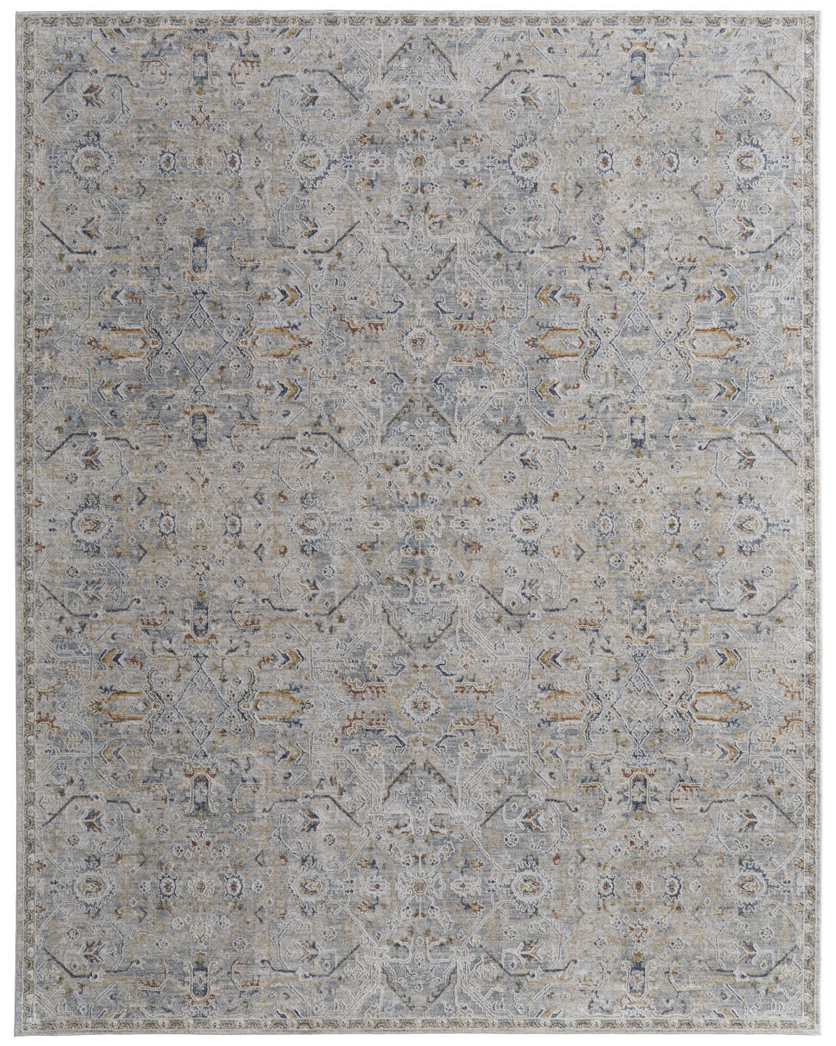 Pasha 39M6F Beige/Blue Rug by Feizy