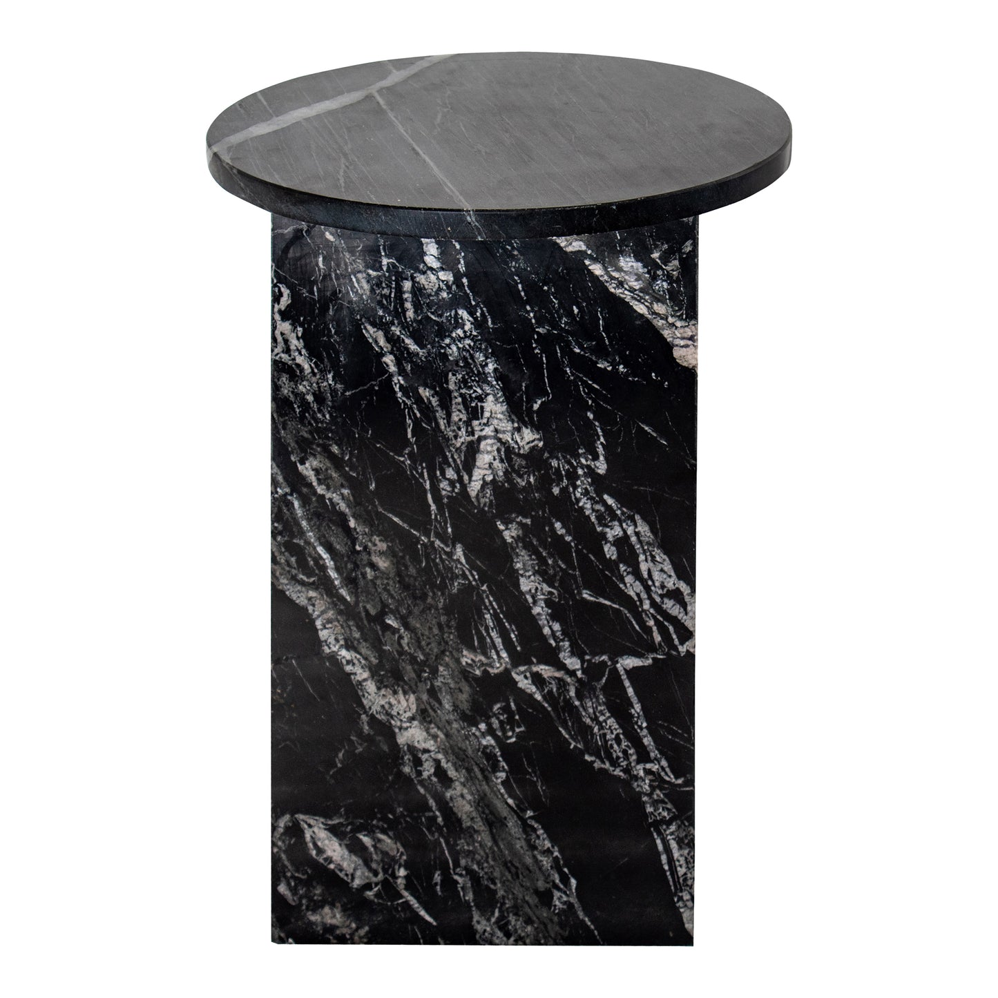 Grace Accent Table Black Marble by Moe's Home