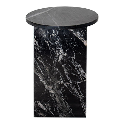 Grace Accent Table Black Marble by Moe's Home