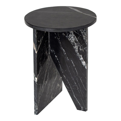 Grace Accent Table Black Marble by Moe's Home