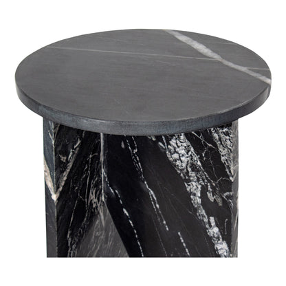 Grace Accent Table Black Marble