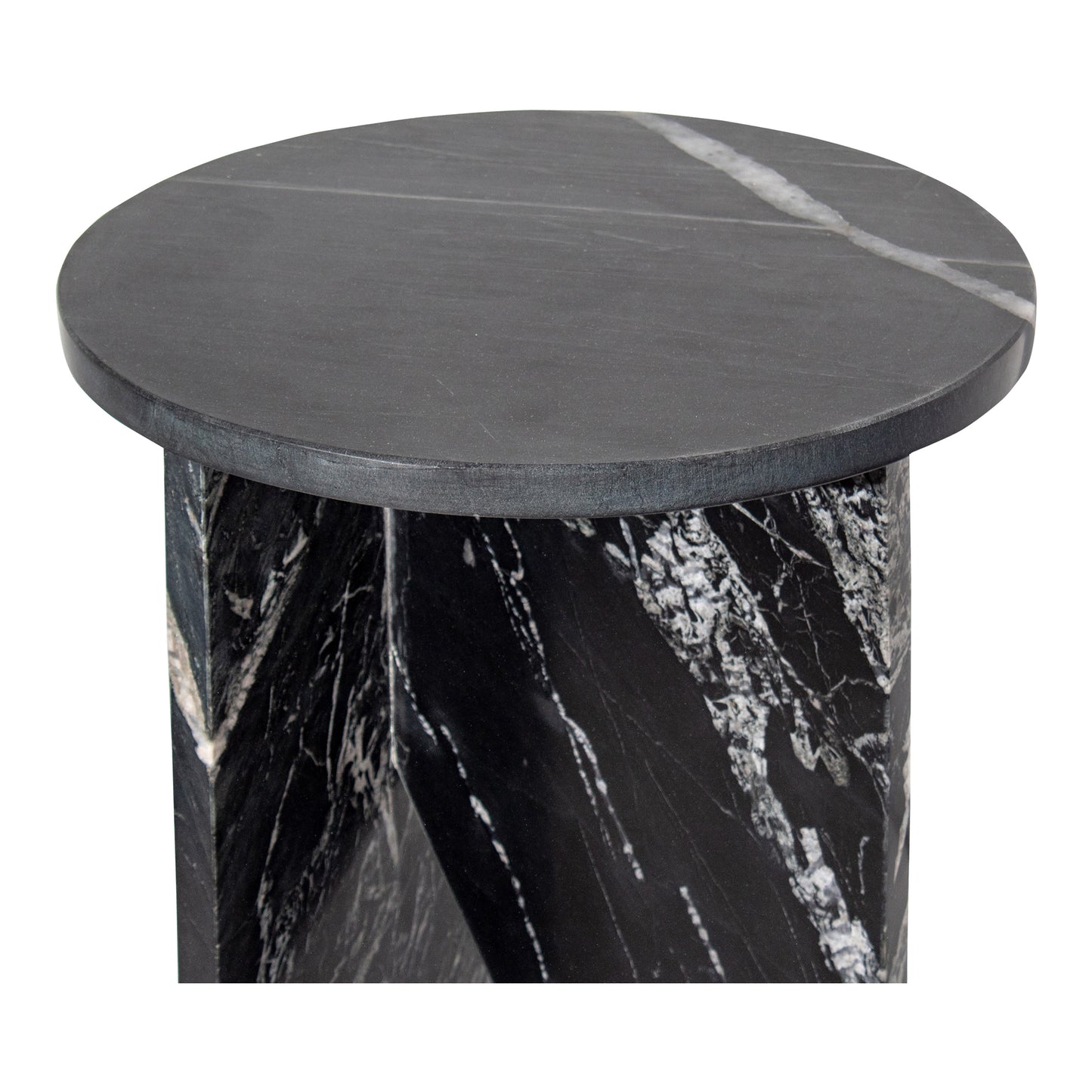 Grace Accent Table Black Marble by Moe's Home