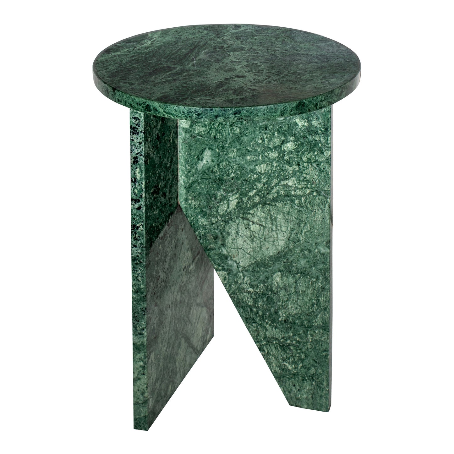 Grace Accent Table Green Marble by Moe's Home