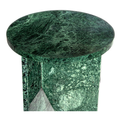 Grace Accent Table Green Marble