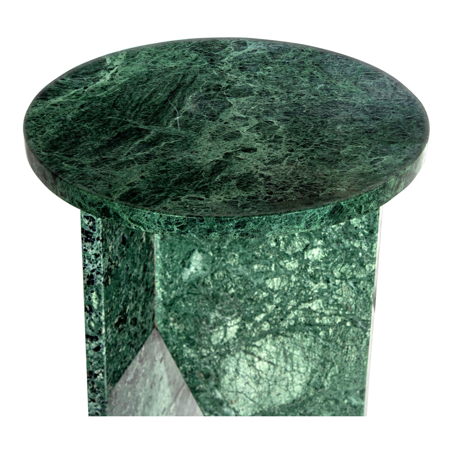 Grace Accent Table Green Marble by Moe's Home