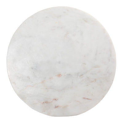 Grace Accent Table White Marble by Moe's Home