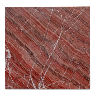 Blair Accent Table Rosso Levanto Marble by Moe's Home