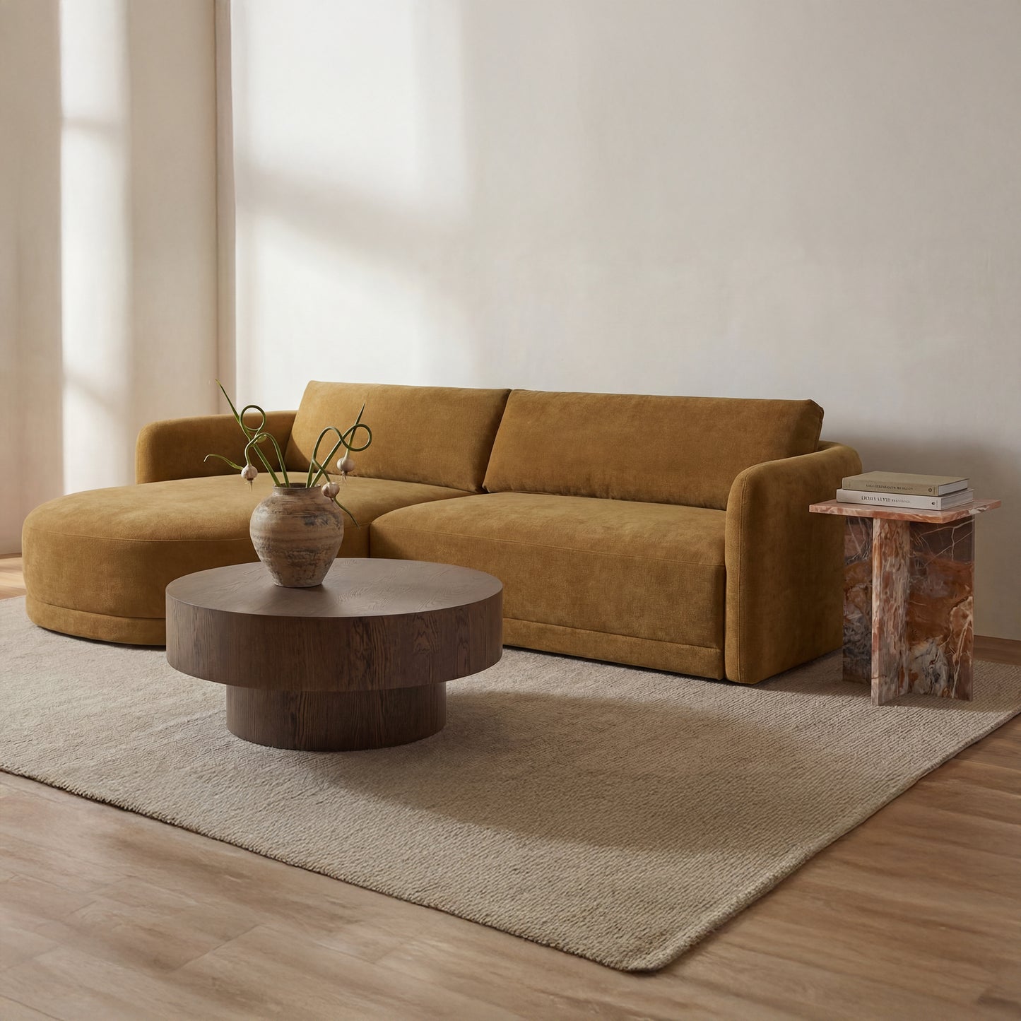 Blair Accent Table Orange Levante by Moe's Home