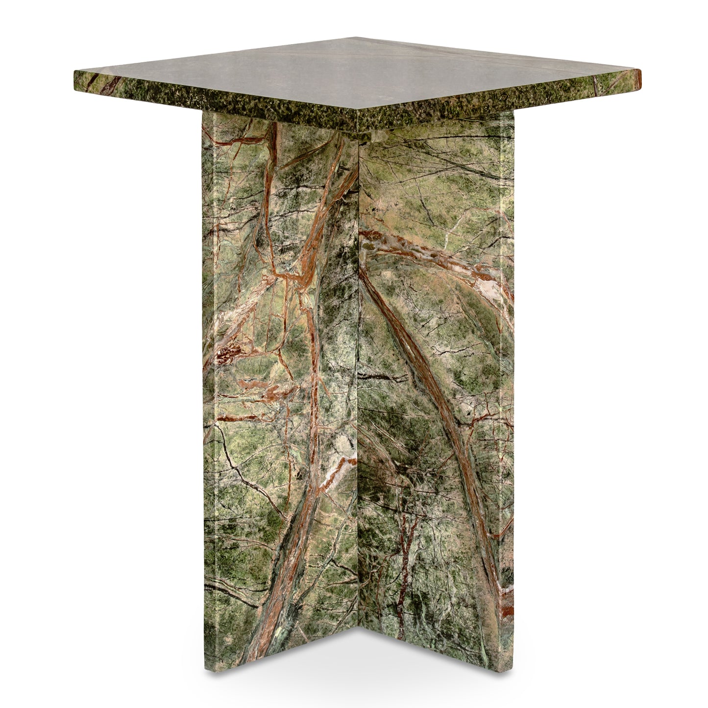 Blair Accent Table Rainforest Green Marble by Moe's Home