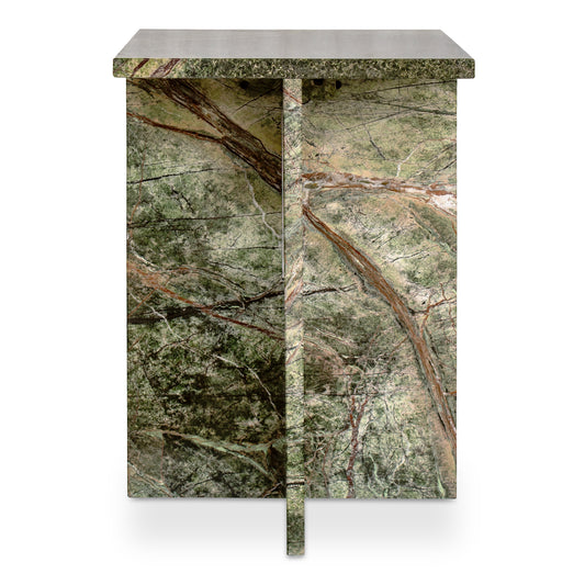 Blair Accent Table Rainforest Green Marble | Green