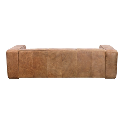 Bolton Sofa Open Road Brown Leather by Moe's Home