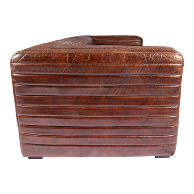 Castle Sofa Dark Brown by Moe's Home