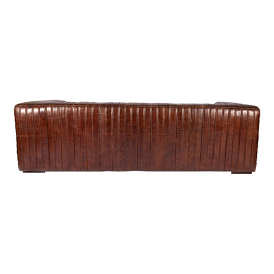 Castle Sofa Dark Brown by Moe's Home