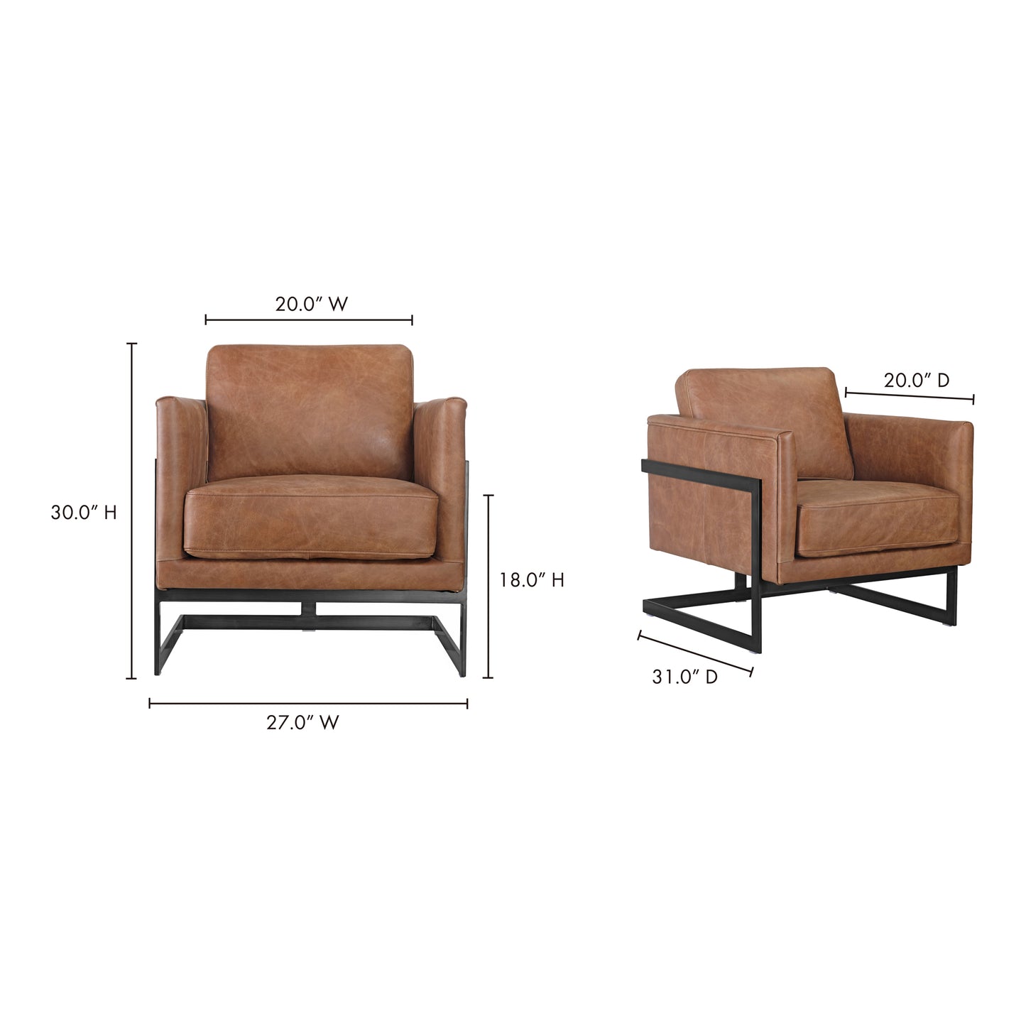 Luxley Club Chair by Moe's Home