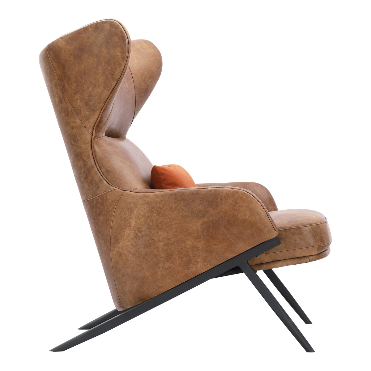Amos Leather Accent Chair by Moe's Home