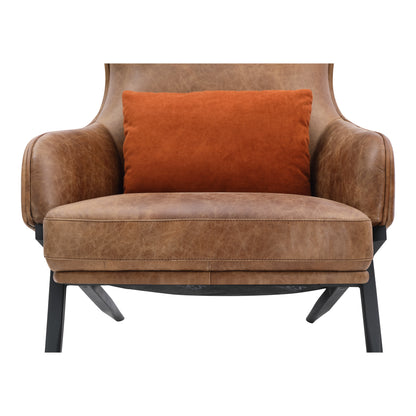 Amos Leather Accent Chair