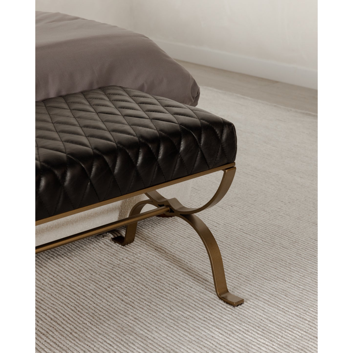 Teatro Bench Black by Moe's Home
