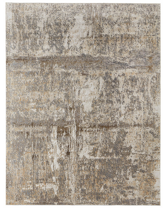 Parker 3701F Ivory/Gray Rug by Feizy