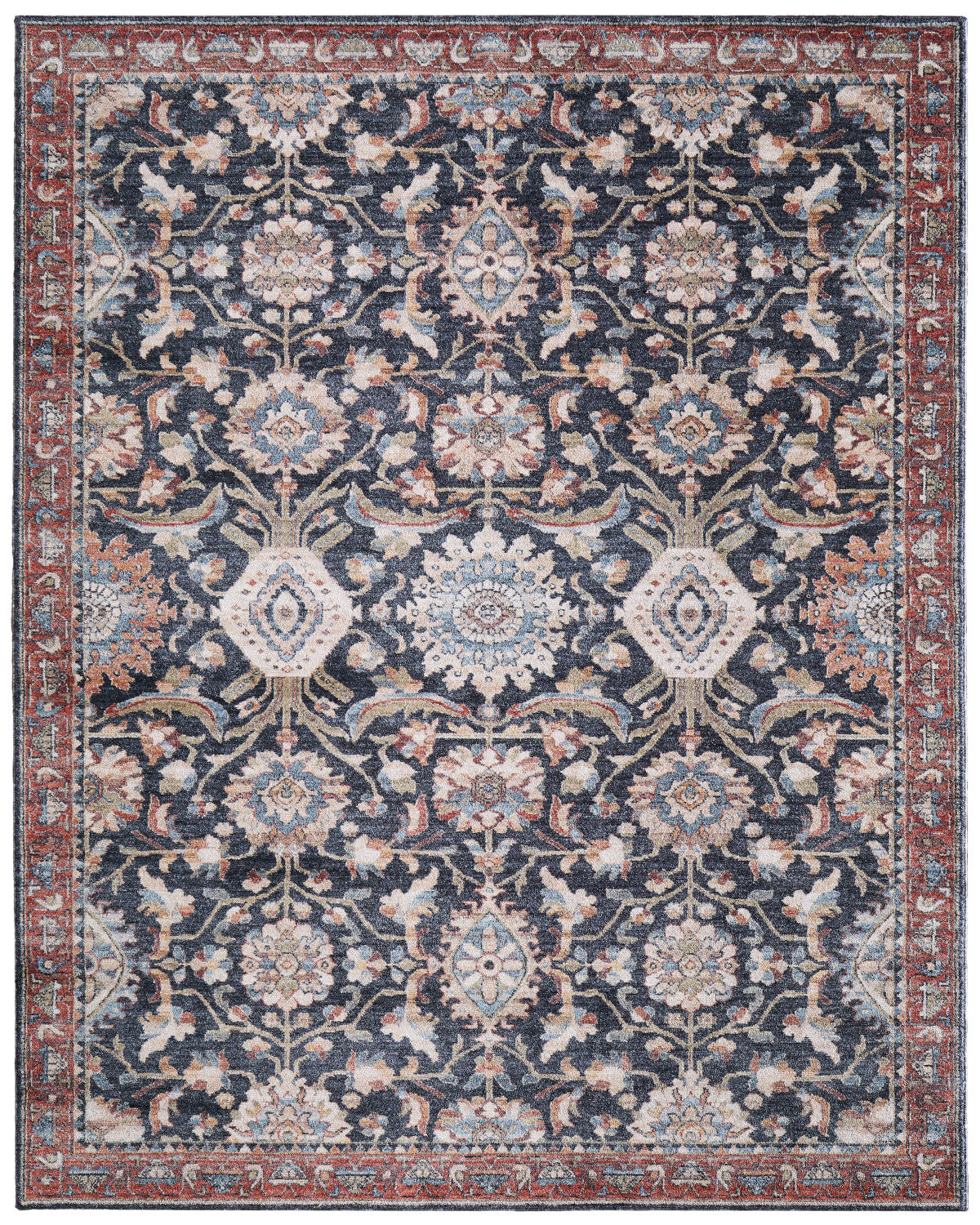 Pearson 39SGF Ivory/Red Rug by Feizy