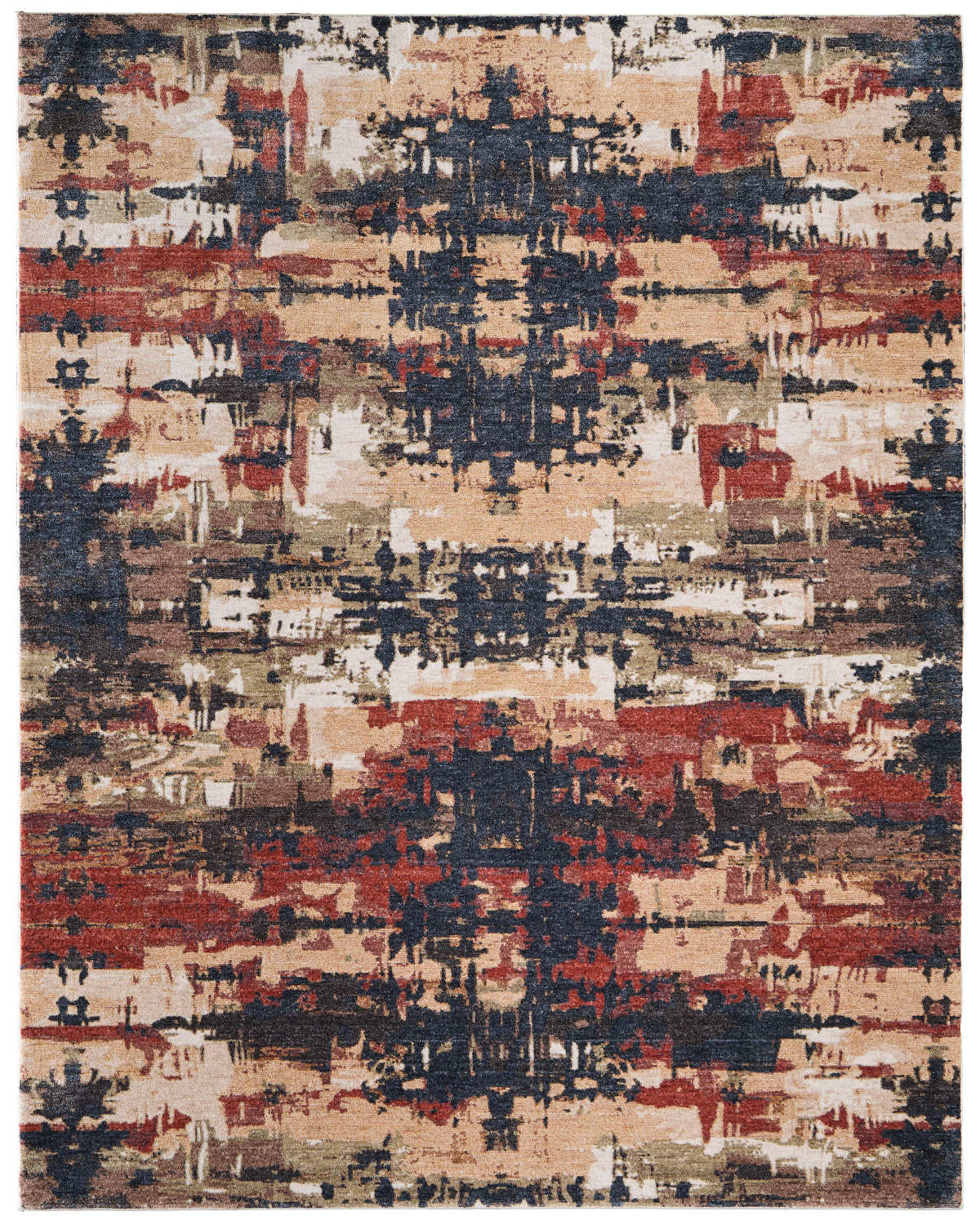 Pearson 39SQF Dark Blue / Rust Rug by Feizy