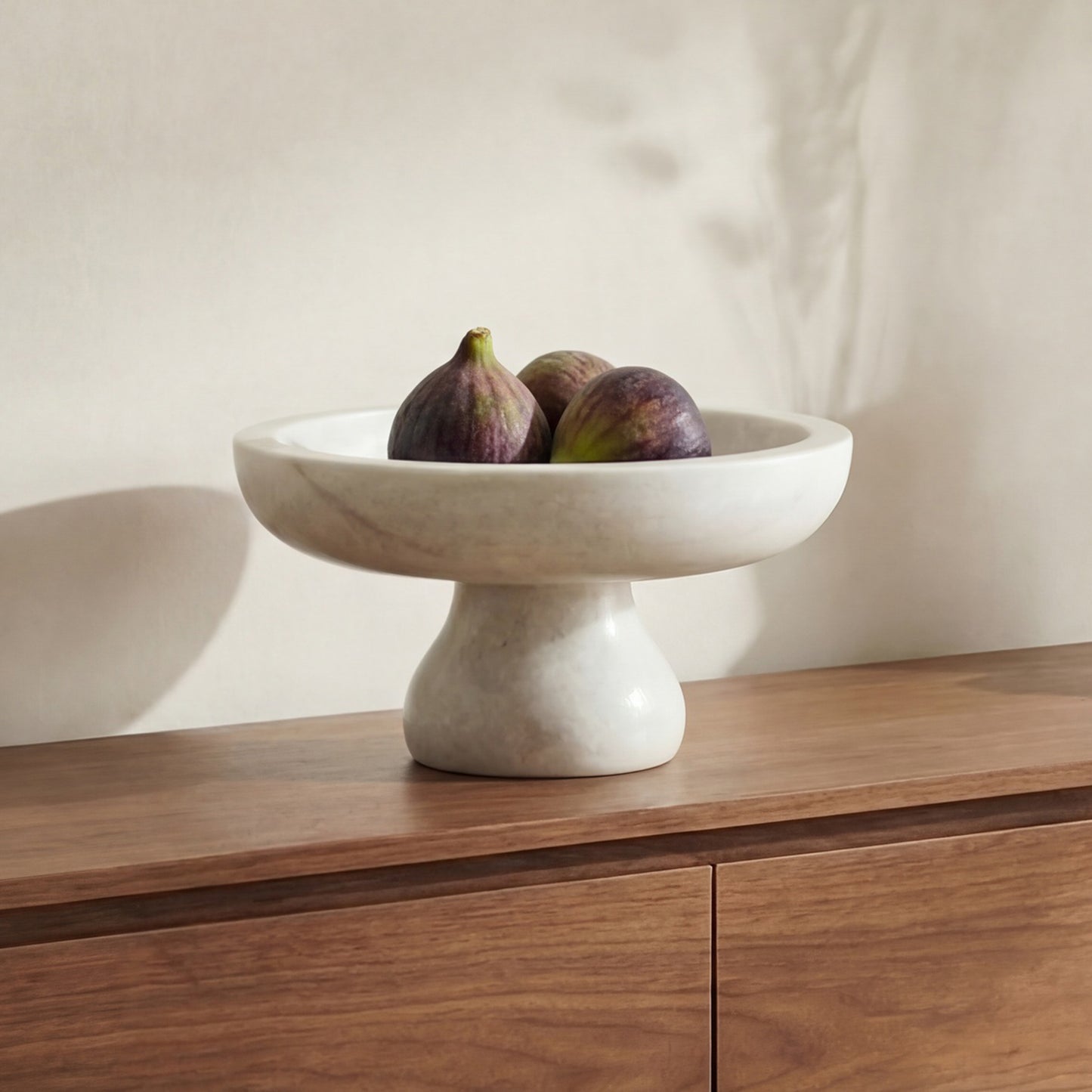 Palermo Pedestal Bowl White by Moe's Home