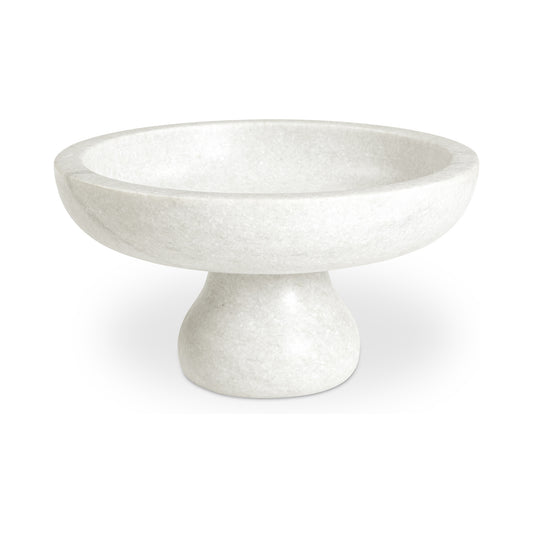 Palermo Pedestal Bowl White by Moe's Home