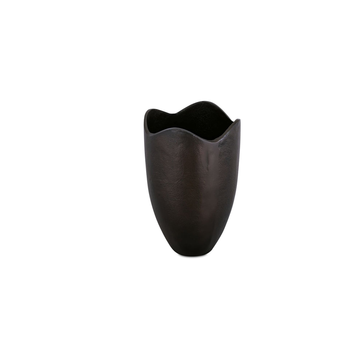 Athena Cast Aluminum Vase Blackened by Moe's Home