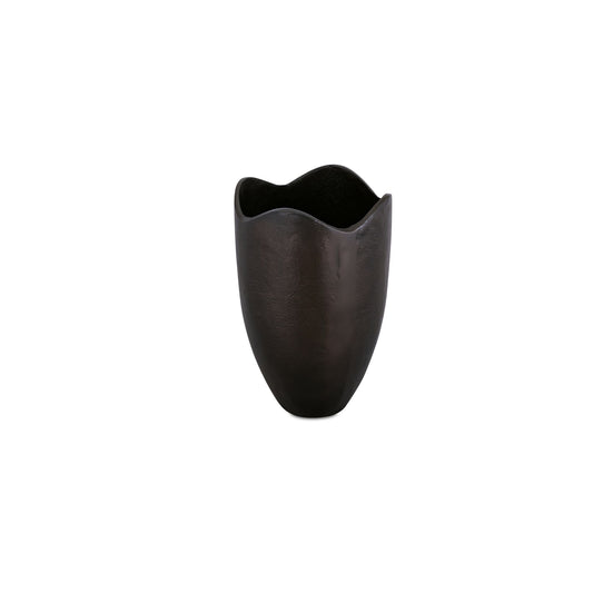 Athena Cast Aluminum Vase Blackened by Moe's Home