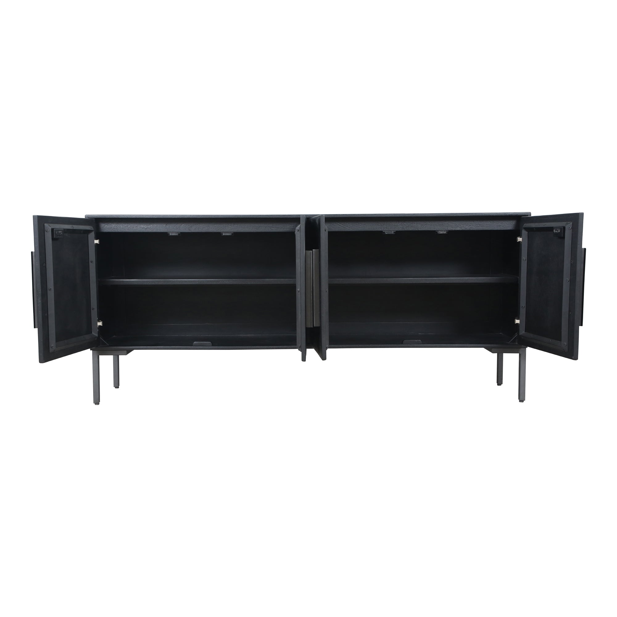 Fishbone Sideboard Black