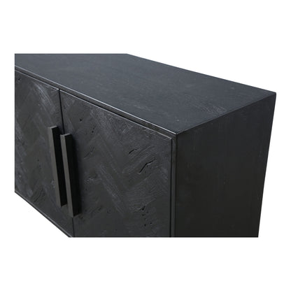 Fishbone Sideboard Black