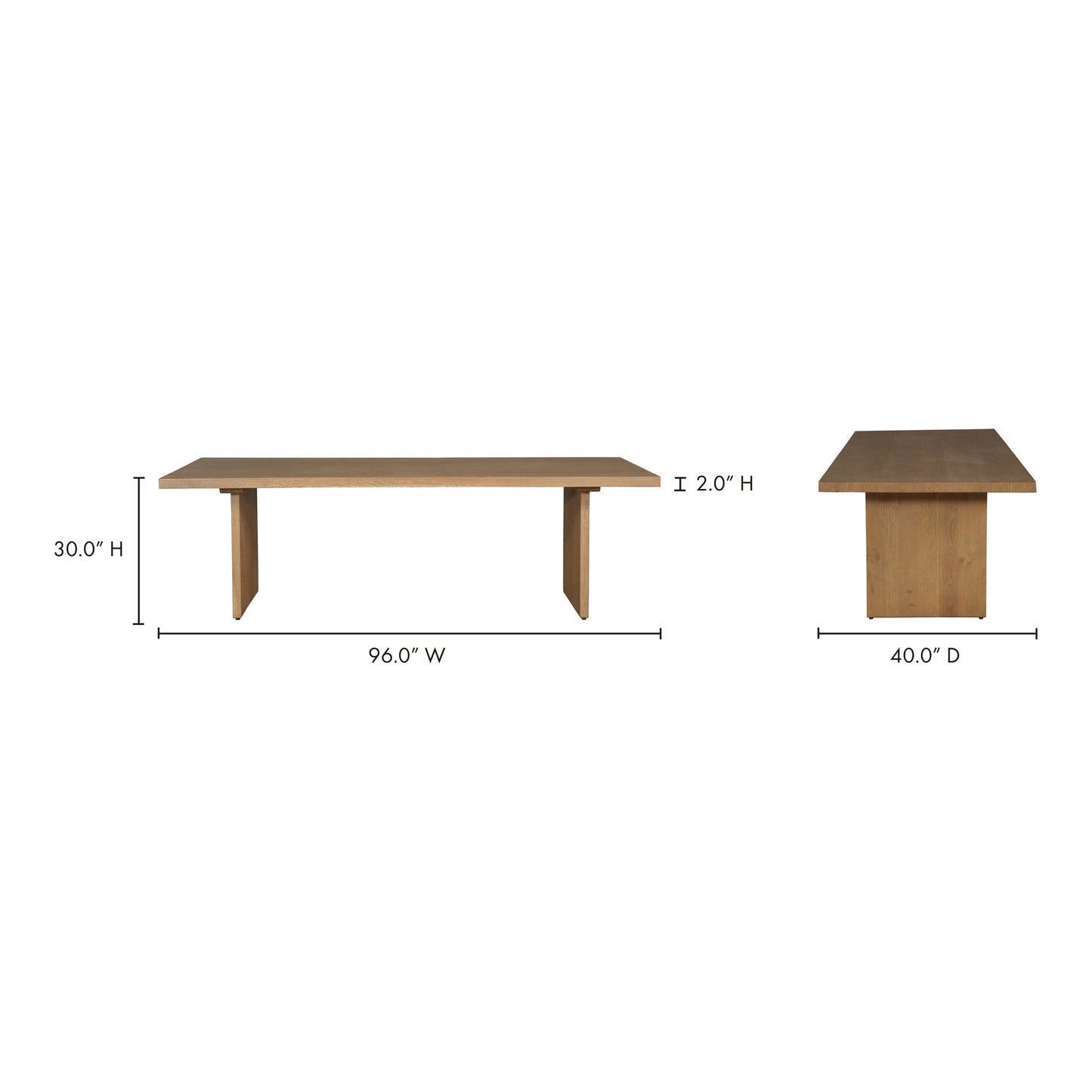 Koshi Dining Table by Moe's Home