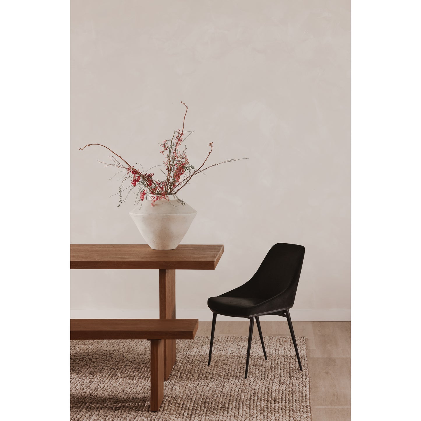 Koshi Bench Sandblasted Amber Oak by Moe's Home