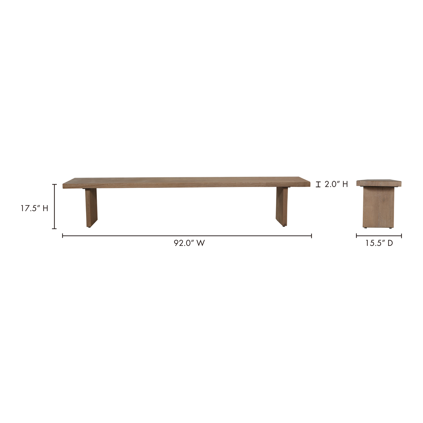 Koshi Bench by Moe's Home