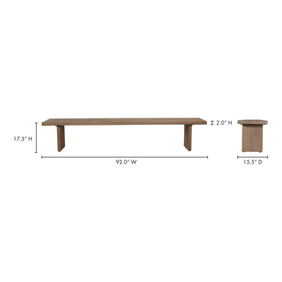 Koshi Bench by Moe's Home