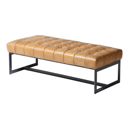 Wyatt Leather Bench