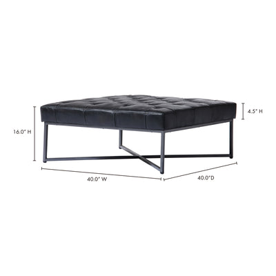 Thad Ottoman Black by Moe's Home