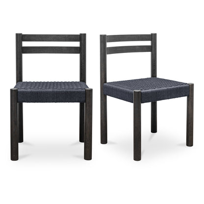 Finn Dining Chair Black–Set Of Two | Black