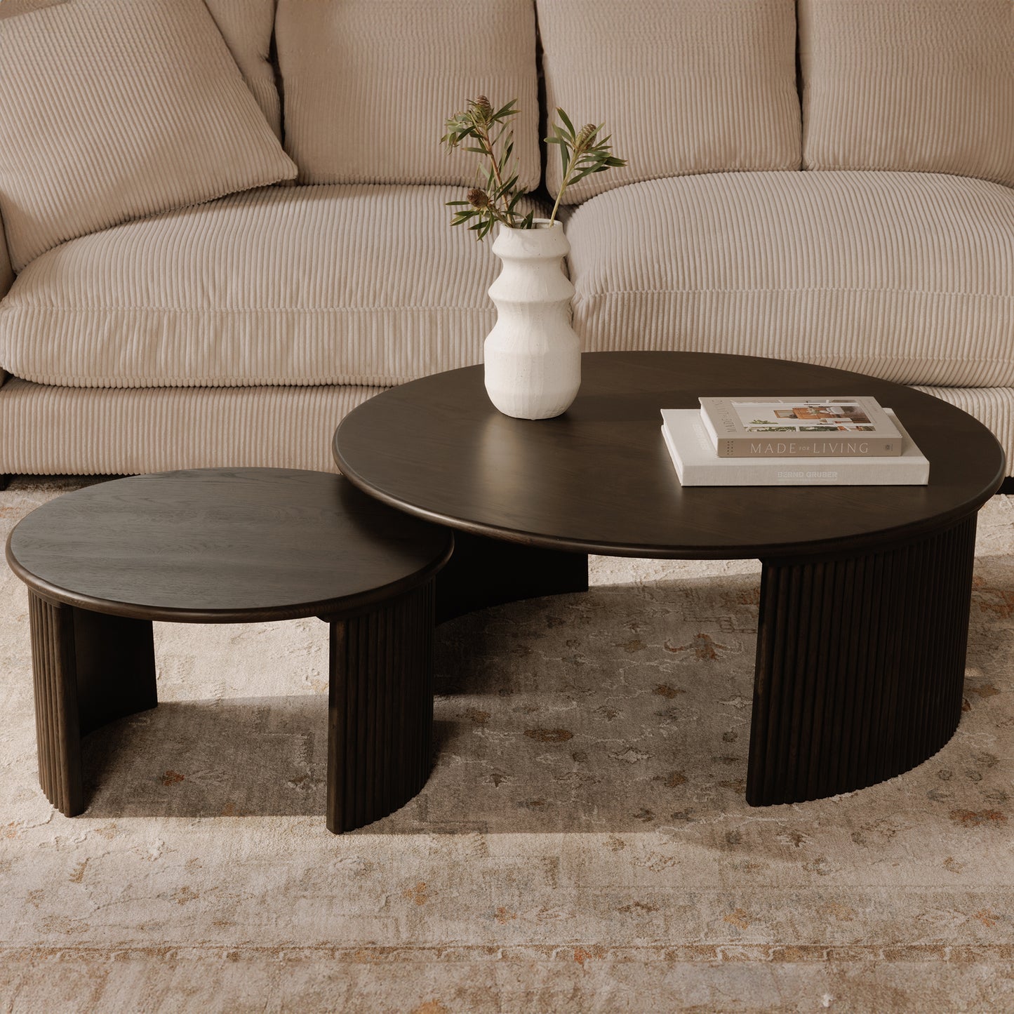 Penny Small Coffee Table Dark Brown by Moe's Home