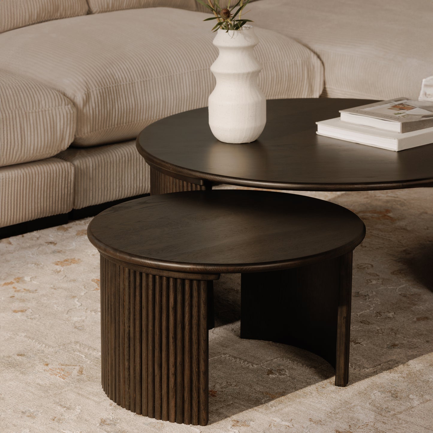 Penny Small Coffee Table Dark Brown by Moe's Home