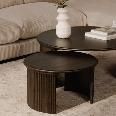 Penny Small Coffee Table Dark Brown by Moe's Home