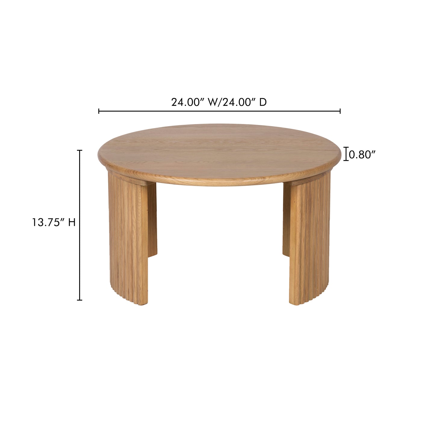 Penny Small Coffee Table Natural by Moe's Home