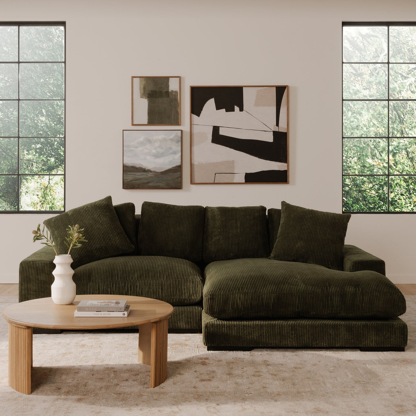 Penny Large Coffee Table Natural by Moe's Home