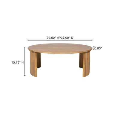 Penny Large Coffee Table Natural by Moe's Home