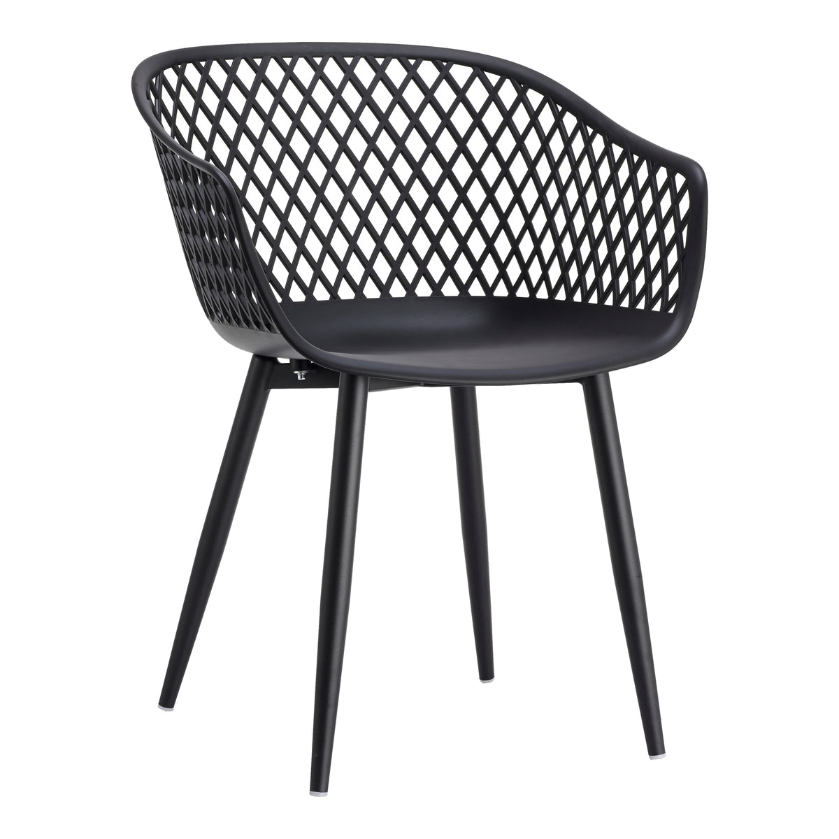 Piazza Outdoor Chair Black - Set Of Two by Moe's Home