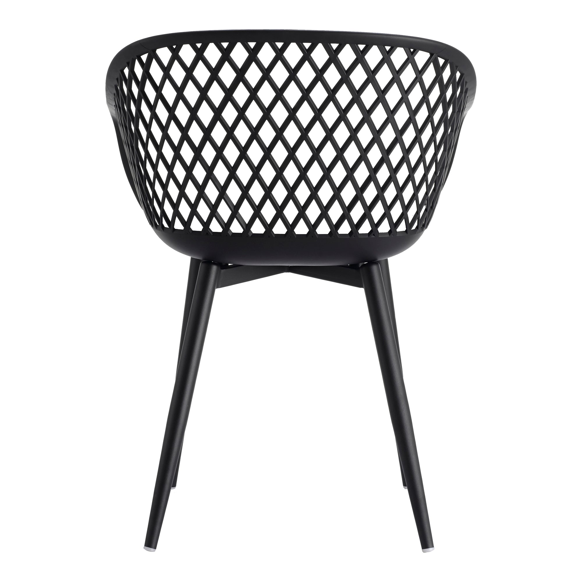 Piazza Outdoor Chair Black - Set Of Two