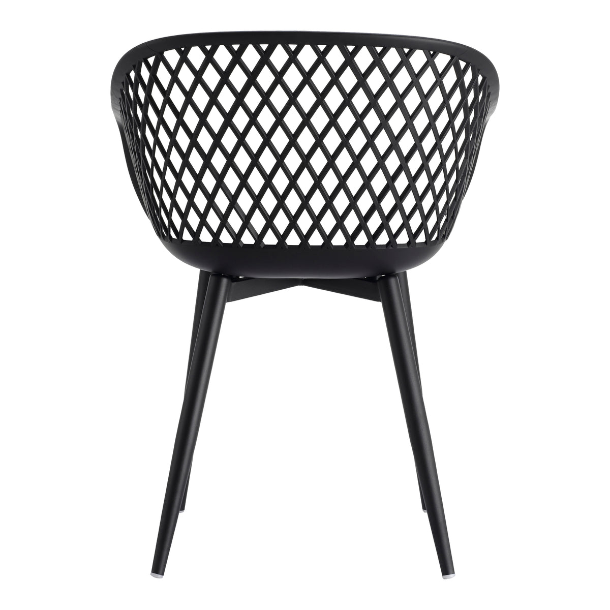 Piazza Outdoor Chair Black - Set Of Two by Moe's Home