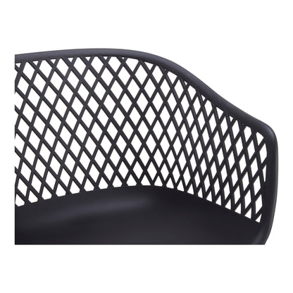 Piazza Outdoor Chair Black - Set Of Two