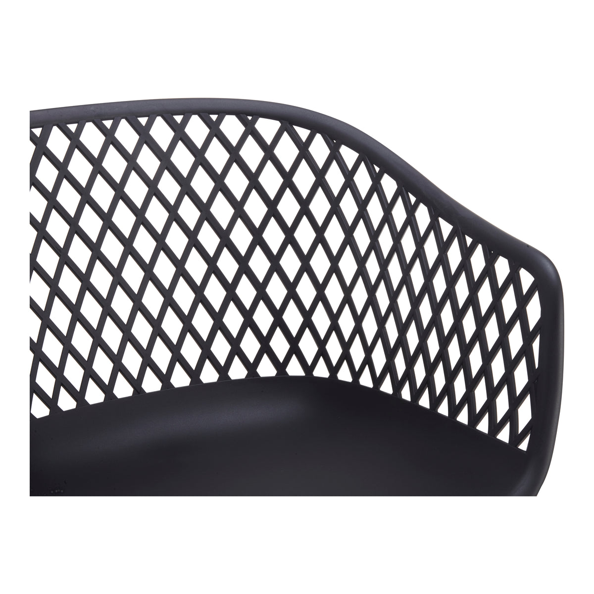 Piazza Outdoor Chair Black - Set Of Two by Moe's Home